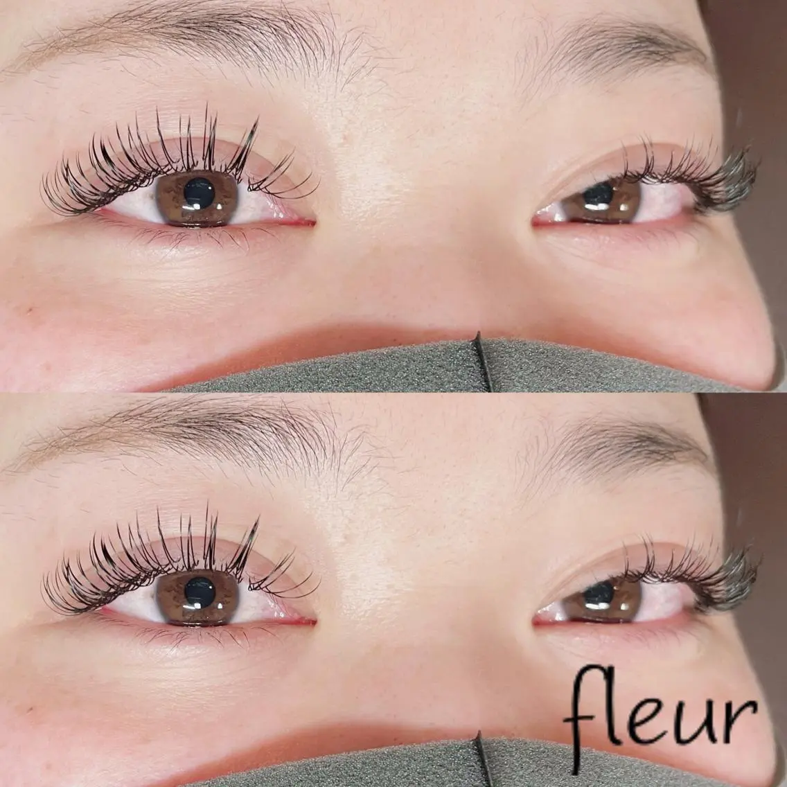 マツエク・マツパ キュート Dカール マツエク 🍀fleur🍀 束感/ワンホン/杉浦のマツエク・マツパデザイン