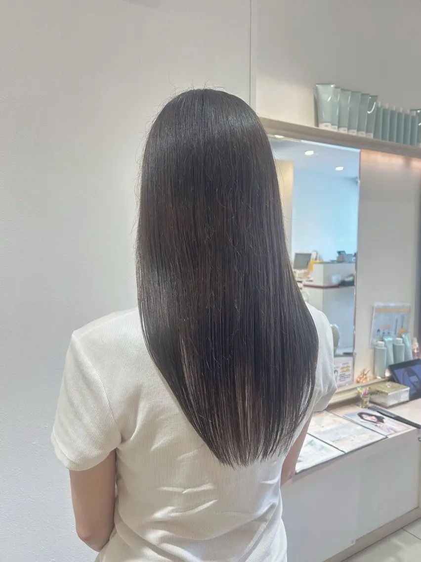 ブリーチなしワンカラーの写真