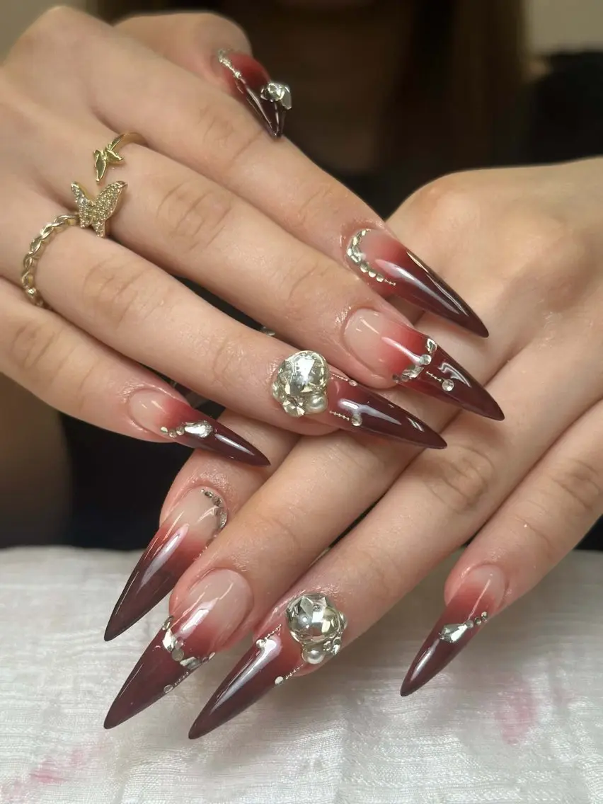 ネイル アニマル柄 ブラウン フットネイル フレンチネイル 韓国ネイル ハンドネイル Lisa Nail Salonのネイルデザイン