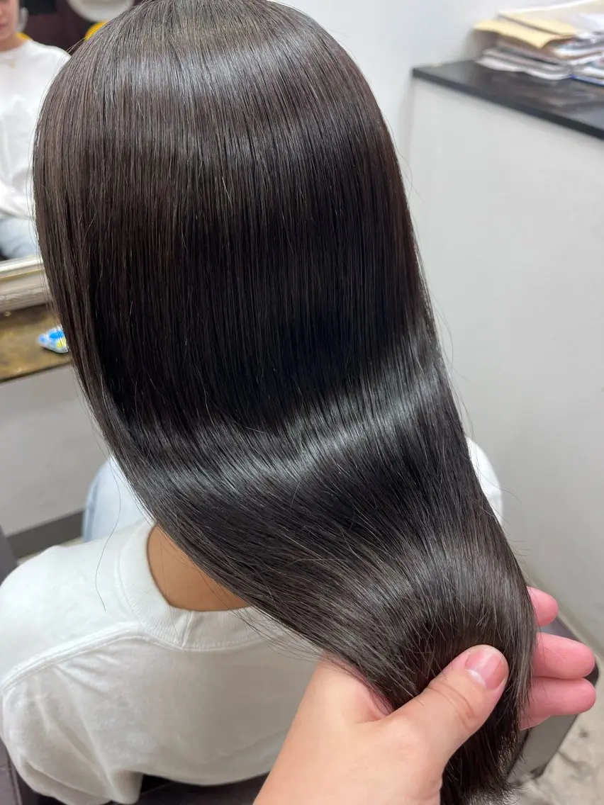 セミロング カラー パーマ 産休の為お休みです! 小島凜のヘアスタイル