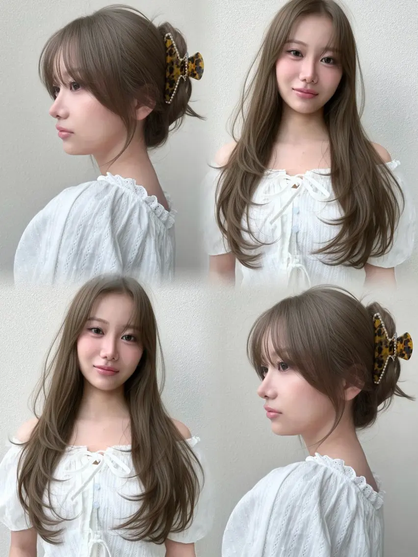 ロング カット トリートメント 今岡 凜也のヘアスタイル