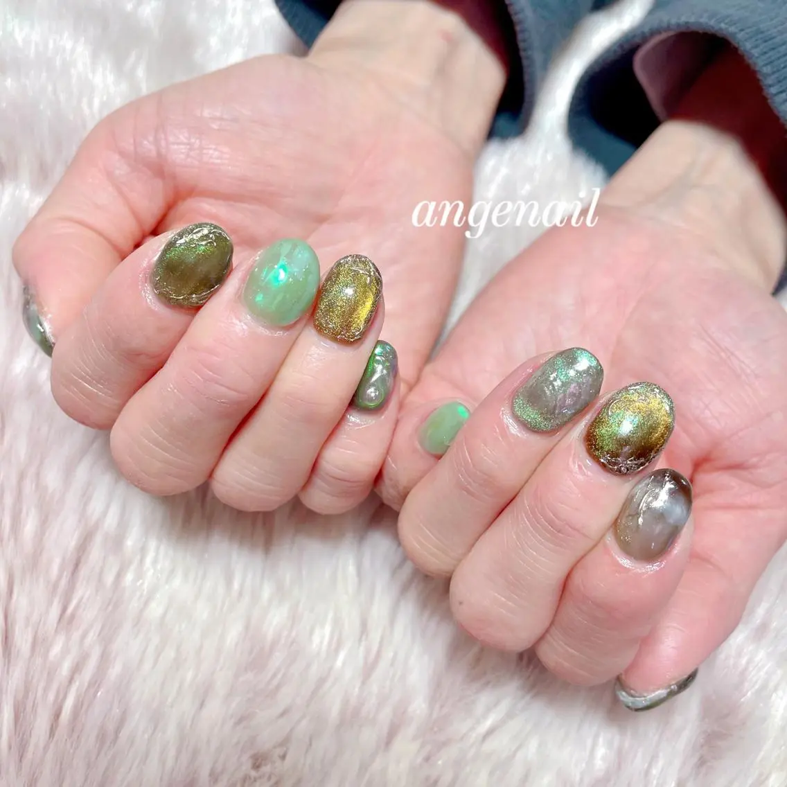 ネイル ハンドネイル オーナーネイリスト MAKIのネイルデザイン