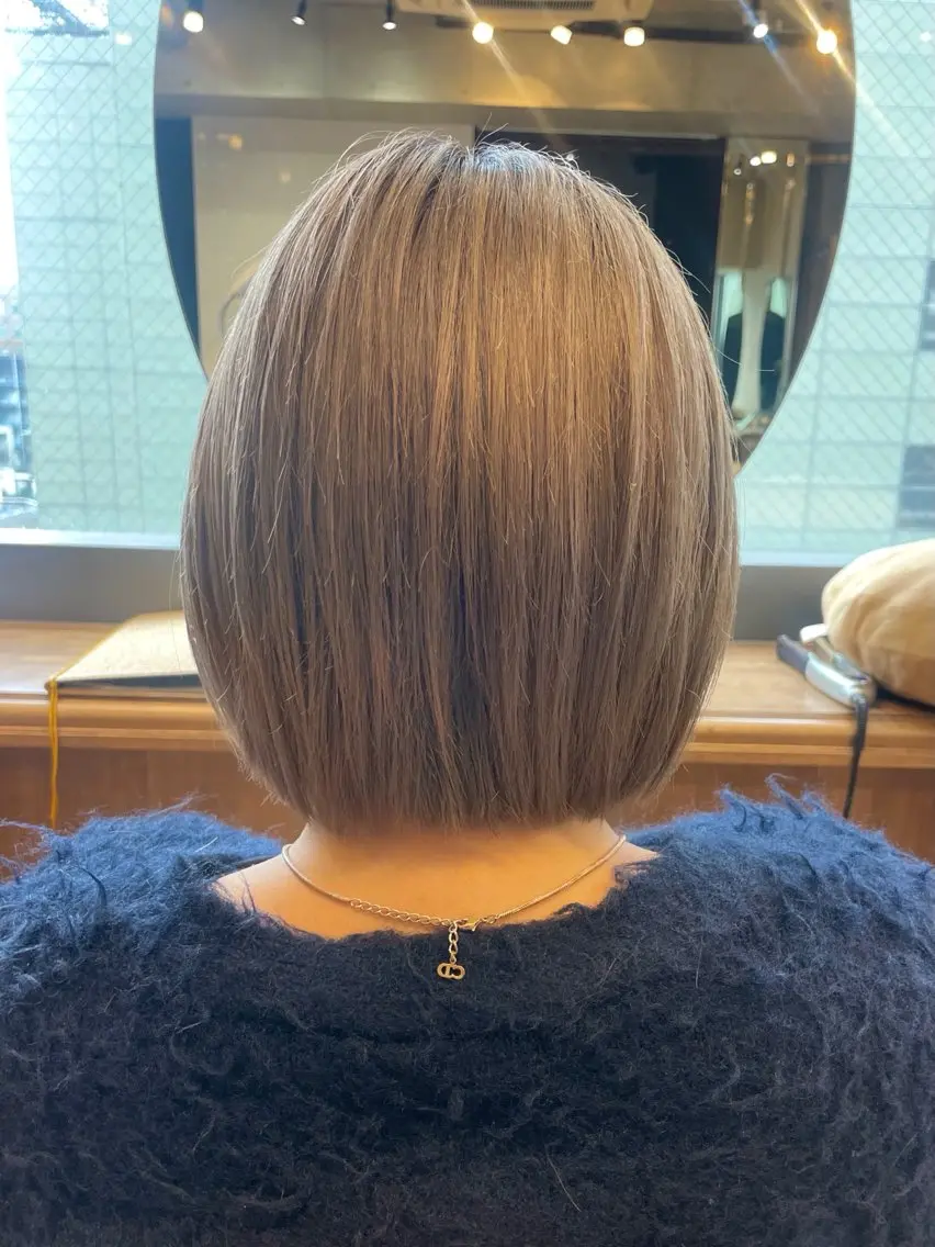 ショート 切りっぱなしボブ ボブ urara/スパ 🌺aya🌺のヘアスタイル