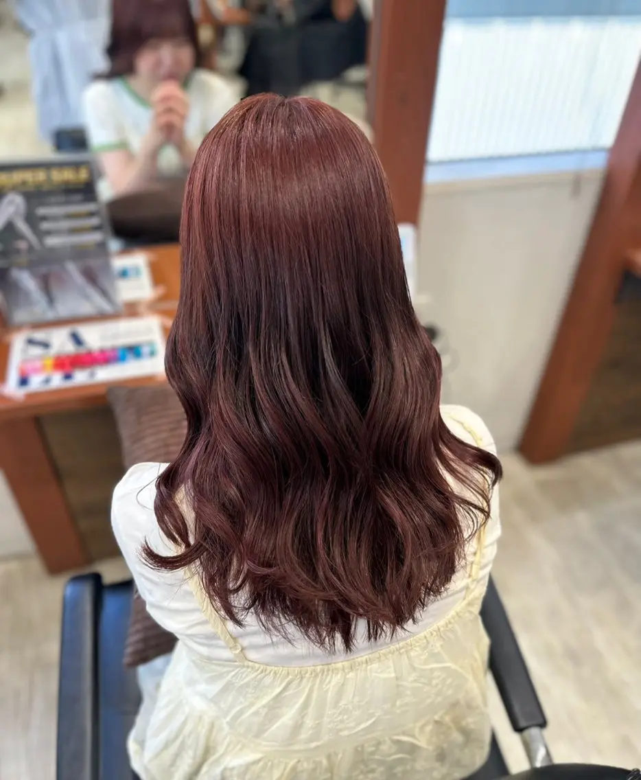 セミロング MOURI CHISATOのヘアスタイル