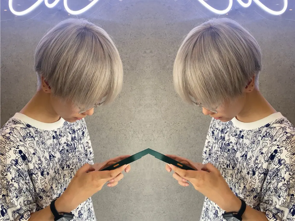 ショート 外国人風カラー ARCANA アルカナのヘアスタイル