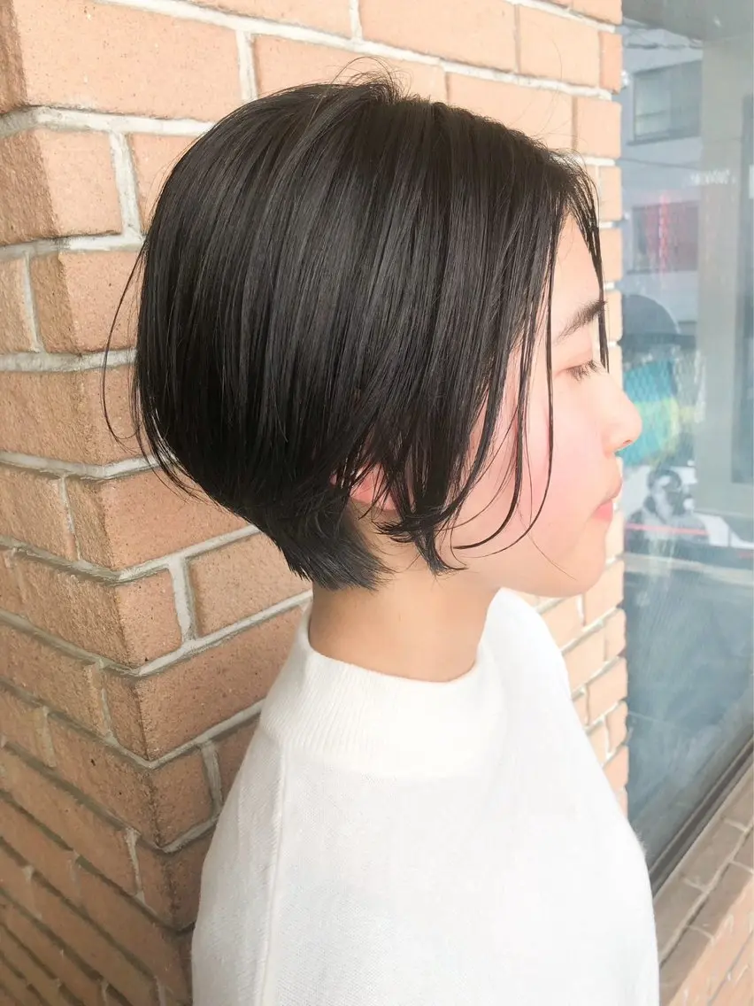 ショート 🔥コテ巻き風 ボブパーマ🔥のヘアスタイル