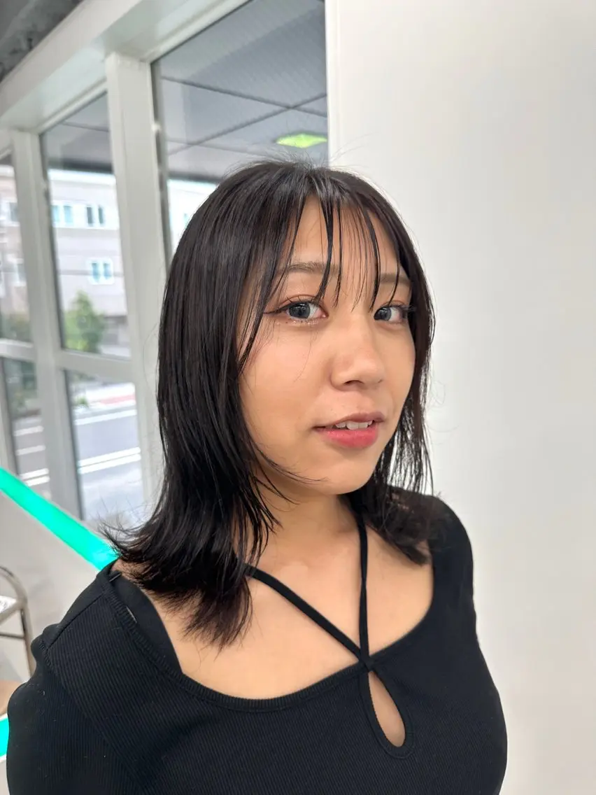 セミロング 似合わせが得意 村松慧汰のヘアスタイル