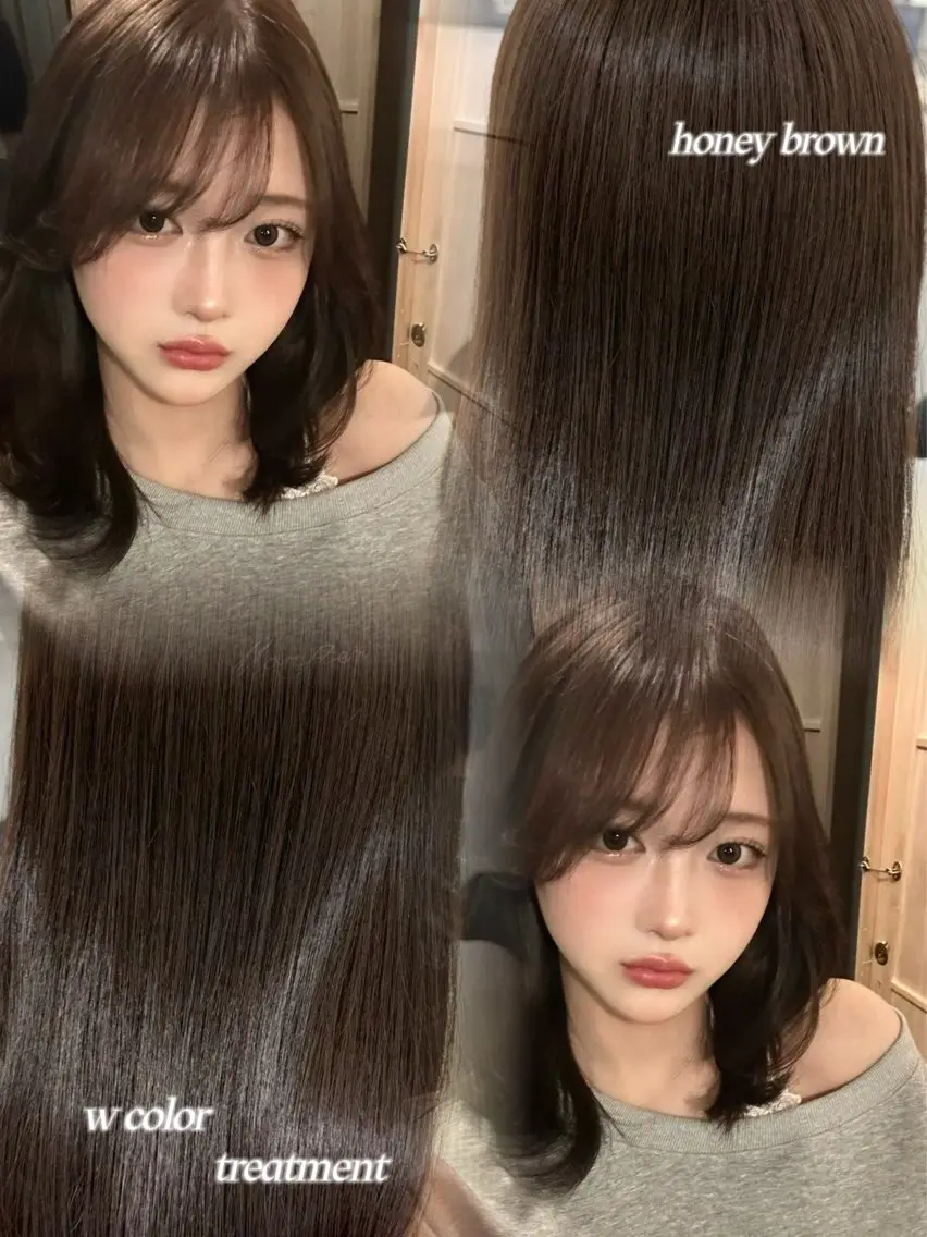 ロング カラー ︎💕︎rinka/ 韓国レイヤー🥣💕のヘアスタイル