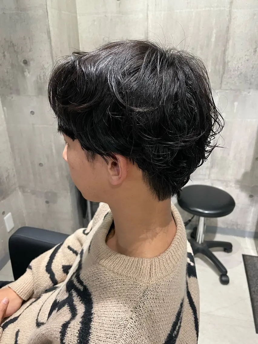 メンズ メンズパーマ カット パーマ トリートメント 🫧透明感/美髪🫧 Hiroakiのヘアスタイル