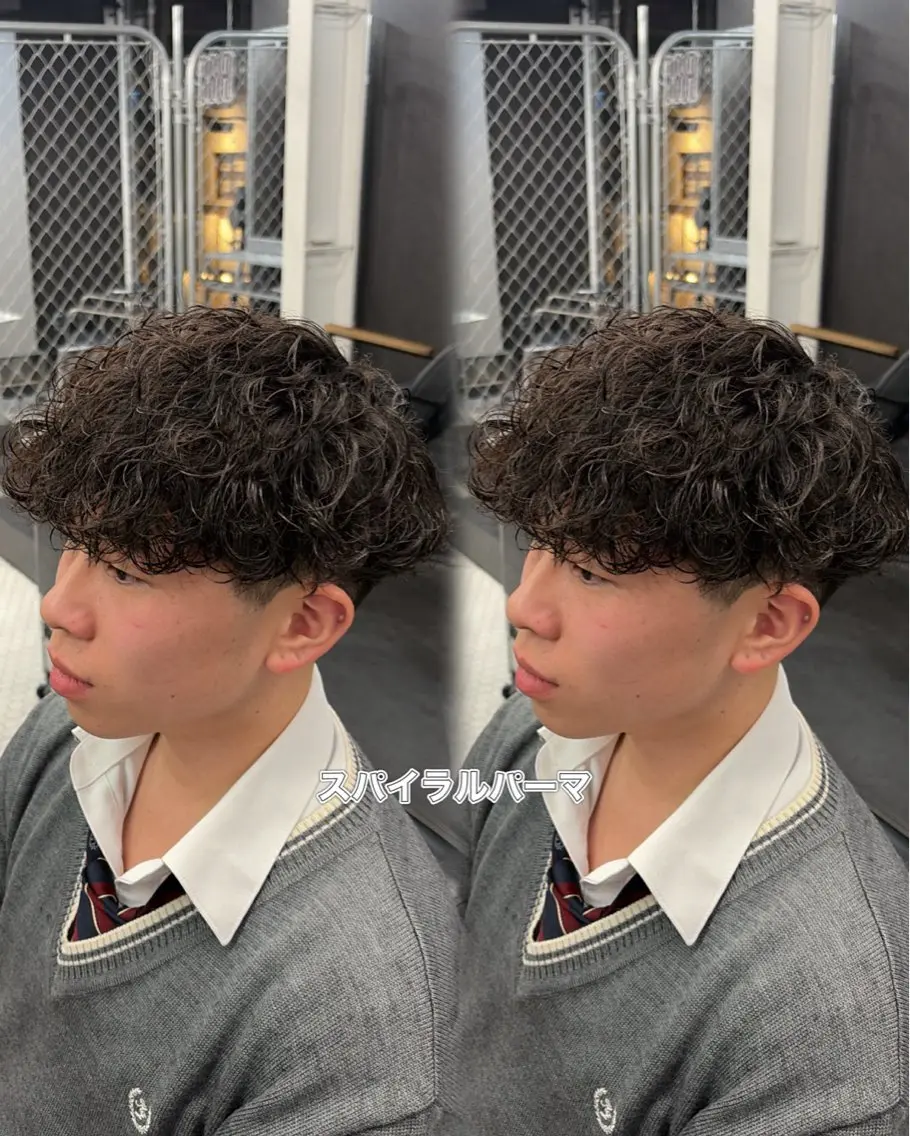 ショート パーマ ⚡️RIPLAY⚡️ 村山壘希のヘアスタイル