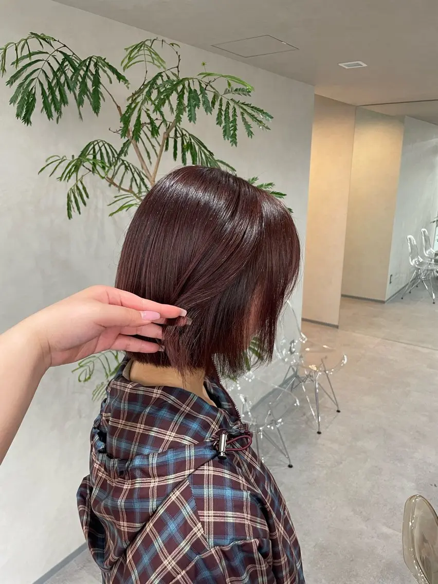 ショート カラー 🍐透明感カラー🍐 レイヤー/ベージュのヘアスタイル