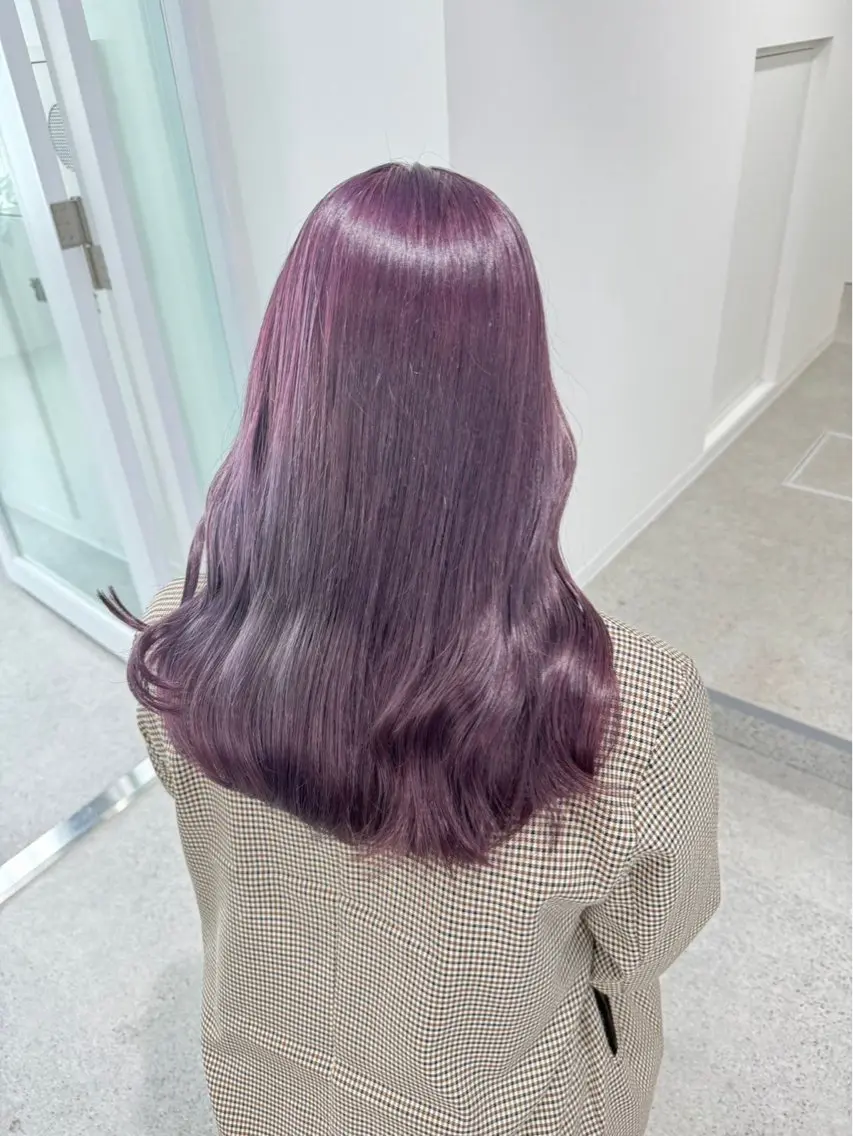 ロング カラー ヘアカラー うる艶ストレート♡透 明感カラー♡かずまるのヘアスタイル