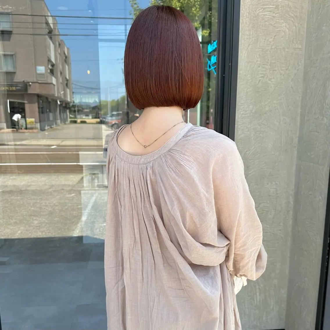 ミディアム カラー はちすか るかのヘアスタイル