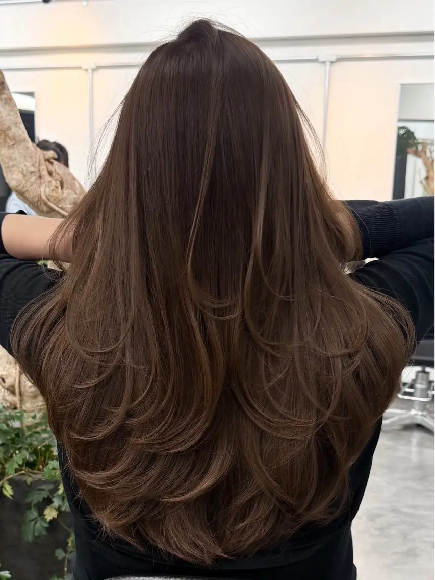 ロング 新保 啓介のヘアスタイル