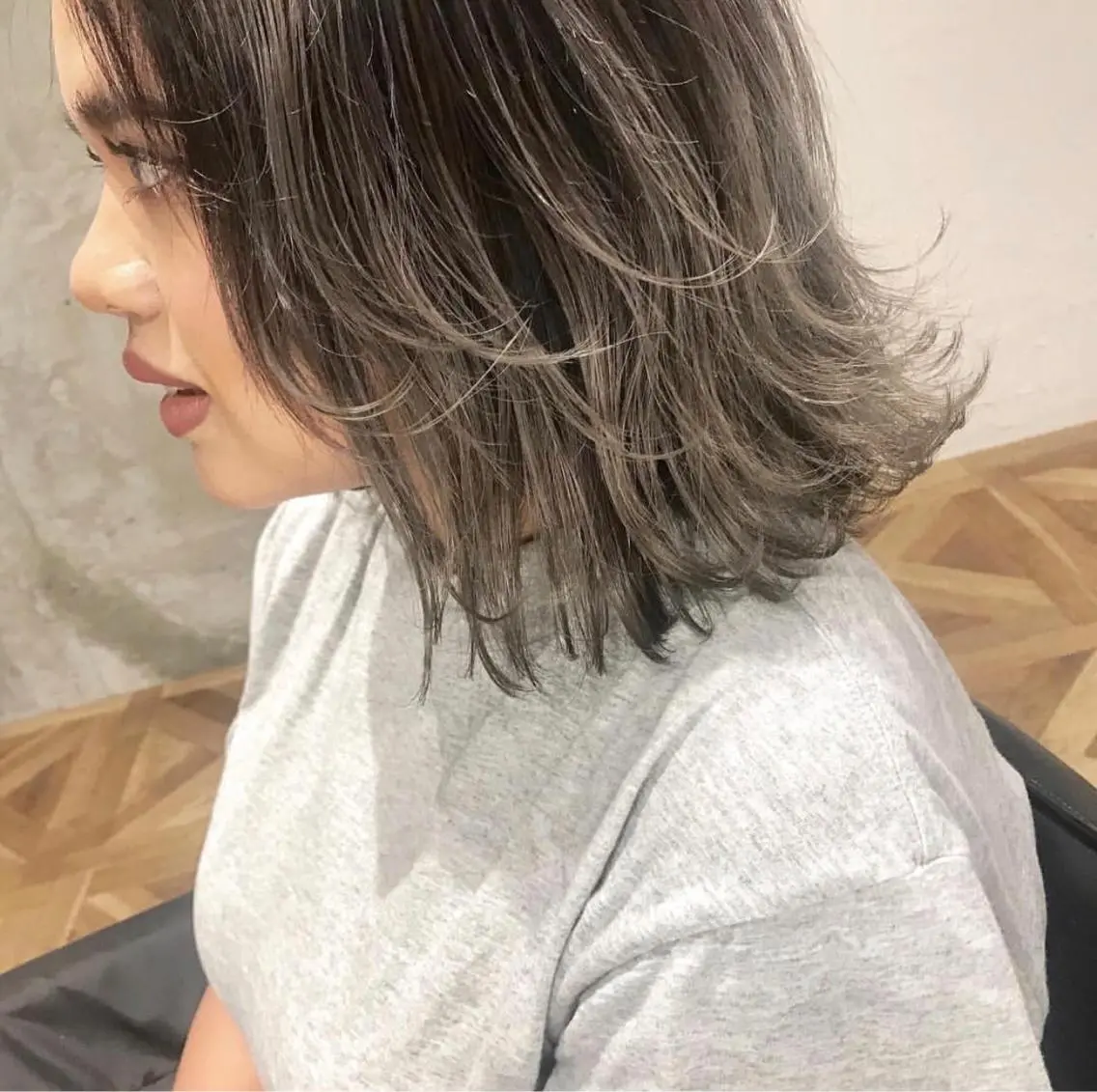 ショート カラー パーマ ヘアアレンジ 銀座/ハイトーン/ hayaka 🖤のヘアスタイル