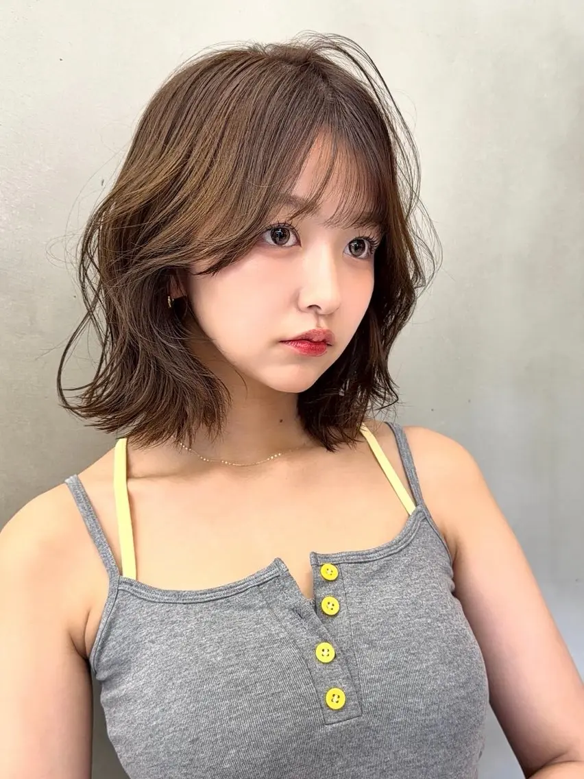 ミディアム カラー カット ヘアカラー トリートメント 🍀小川大輔🍀 ボブ/ブリーチ🥇のヘアスタイル
