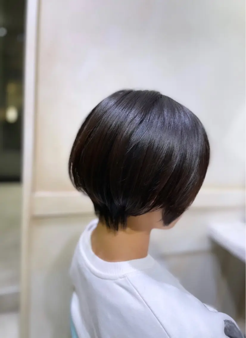 ショート 🌷ピンク/韓国風 暖色カラー ゆい🌷のヘアスタイル