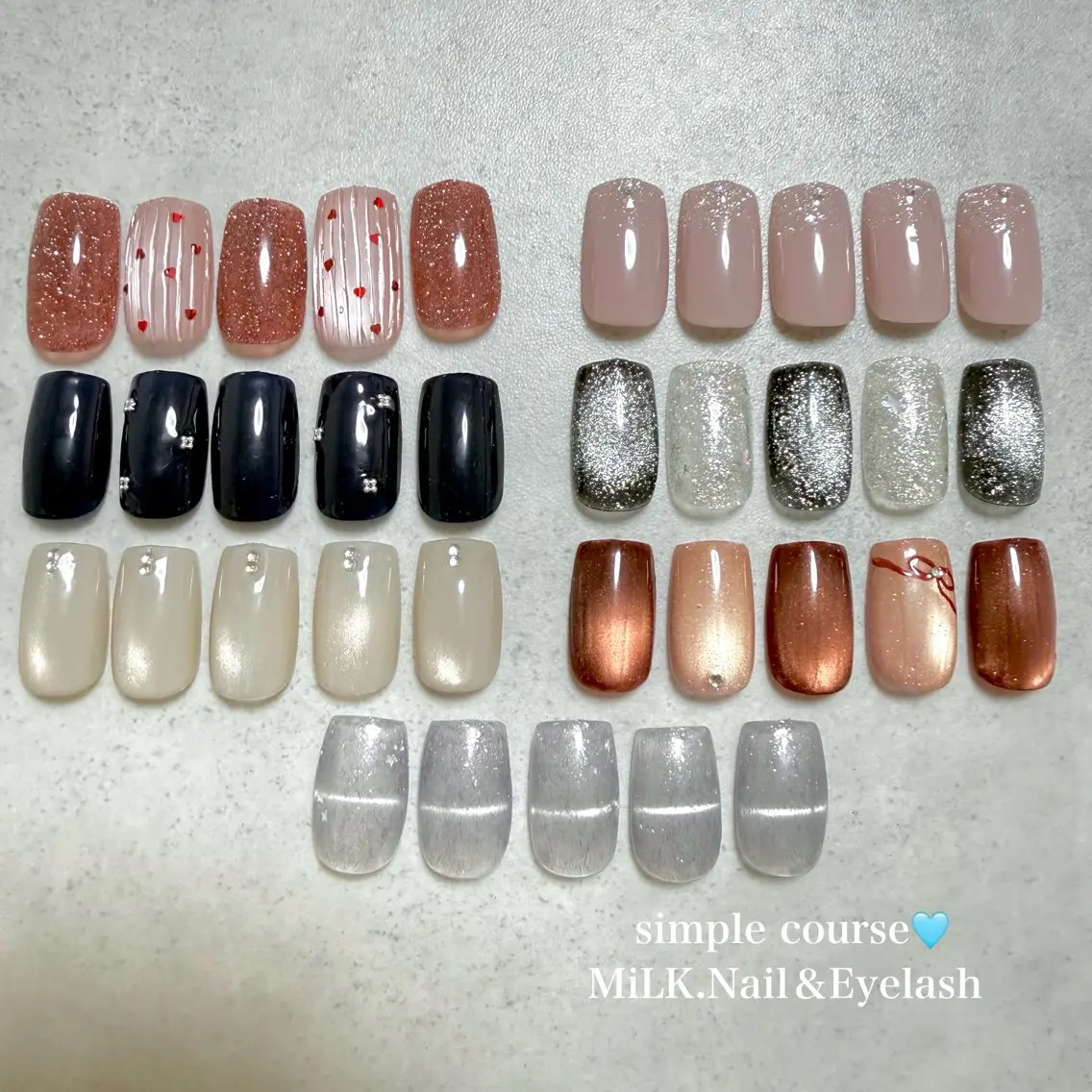 ネイル ハンドネイル MiLK. wakaのマツエク・マツパデザイン