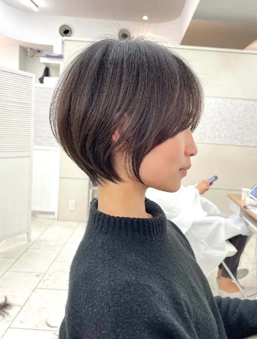 ショート 田中 秋水のヘアスタイル