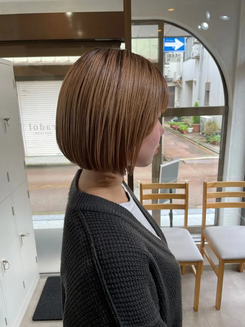 ショート ボブ ショートヘア カット やまもと けんたのヘアスタイル