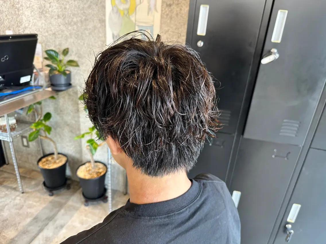 パーマ メンズ カット パーマ 髪質改善/艶髪様 🍎豊田修太郎のヘアスタイル