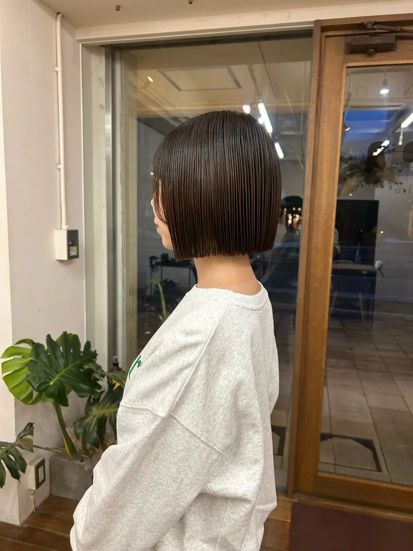 ショート 透明感カラー/ボブ/ meruのヘアスタイル