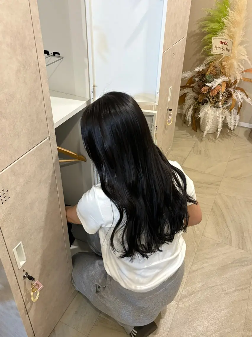 カラー いのうえ はるかのヘアスタイル