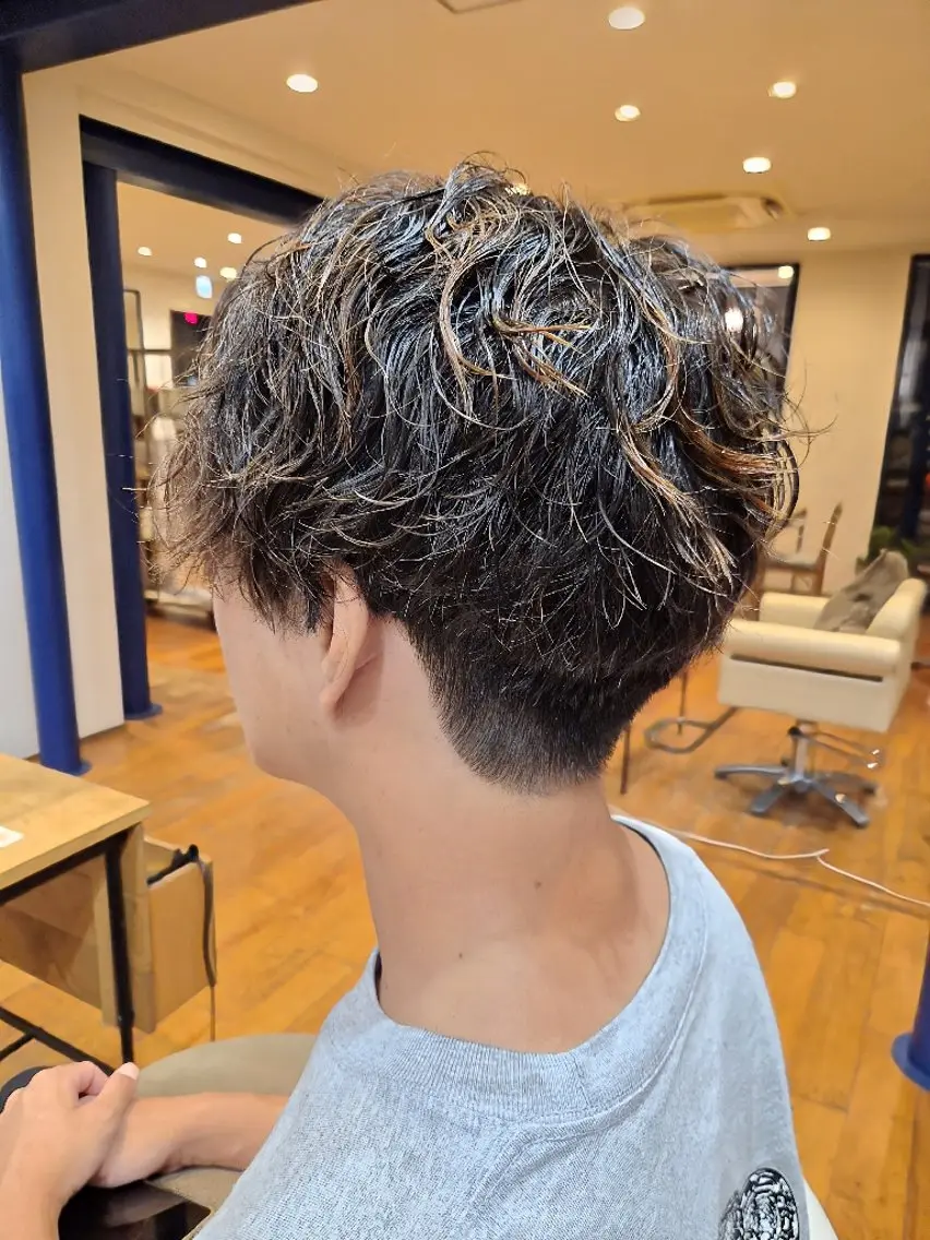 パーマ メンズ メンズパーマ ￥0円モデル募集中❗ 小村田 亮子のヘアスタイル