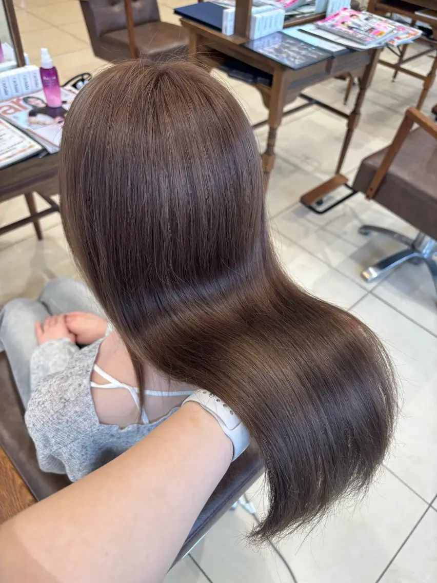 ロング カラー ヘアカラー ハイトーン/寒色系 カラー/Risa🌿のヘアスタイル