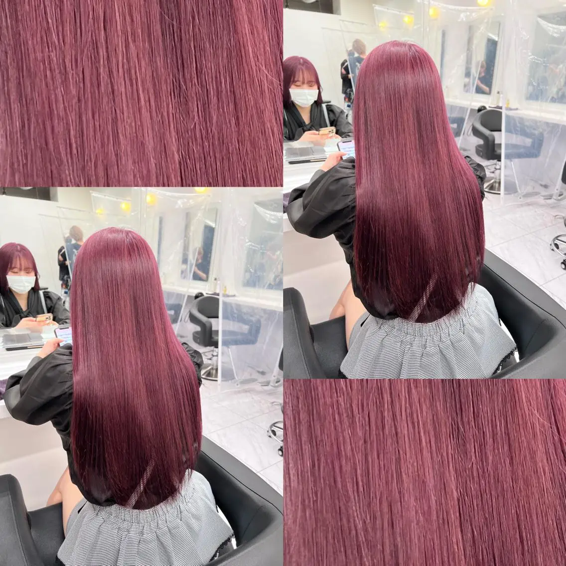 ミディアム カラー ヘアアレンジ 🩵 JURI🩵のヘアスタイル