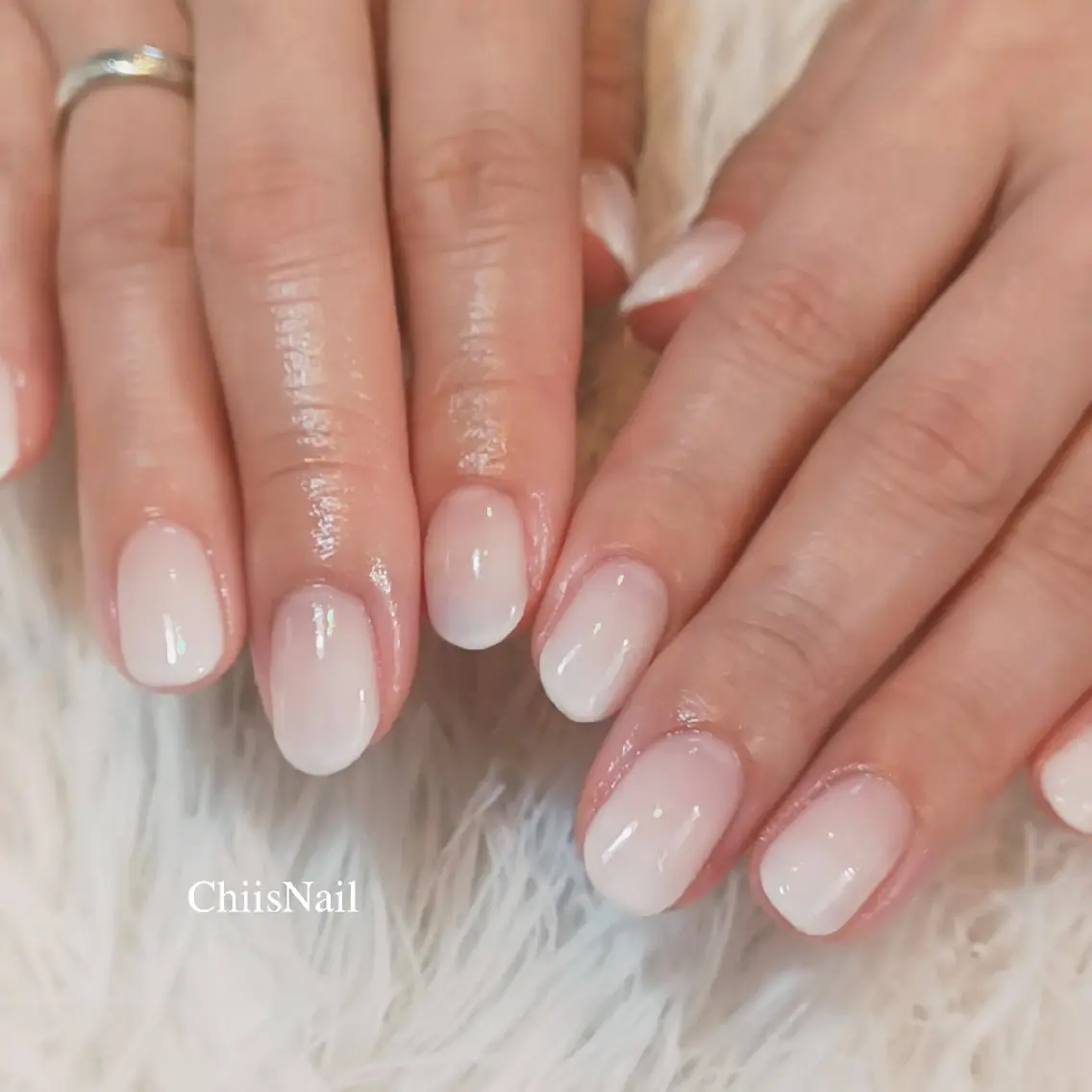ネイル グラデーション ショートネイル ChiisNail チィズネイルのネイルデザイン