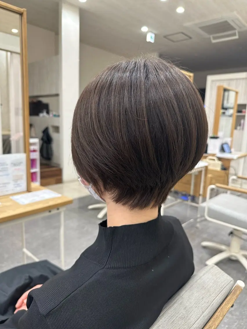 ショート ショートボブ ボブ ショートヘア カット PROGRESS‣‣ 福澤 可音🐯🐝のヘアスタイル
