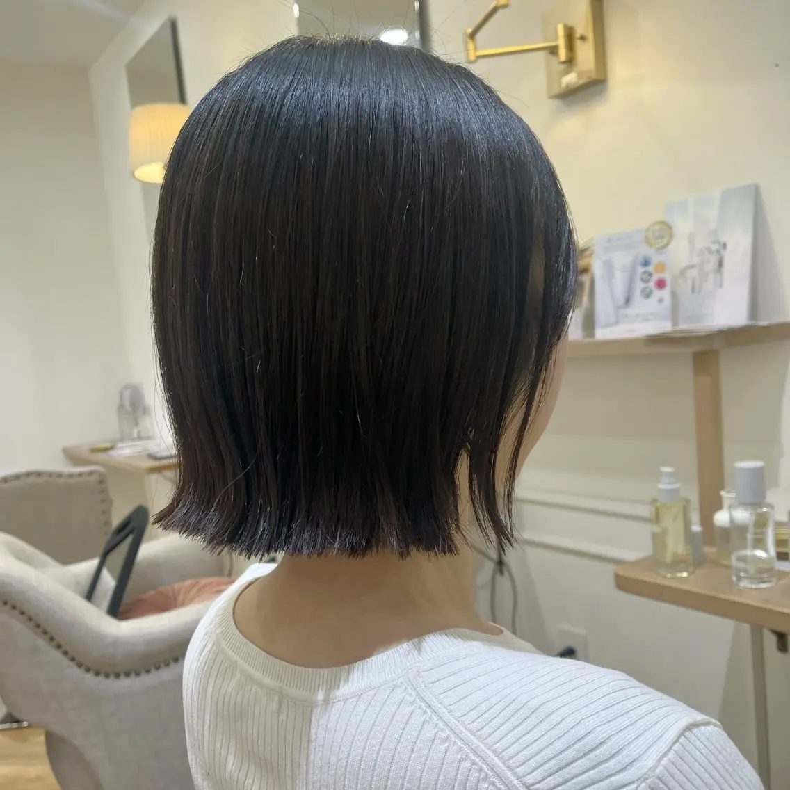 ショート カット ヘアカラー 韓国ﾍｱ&ｼｮｰﾄ ボブ💜桑原のヘアスタイル