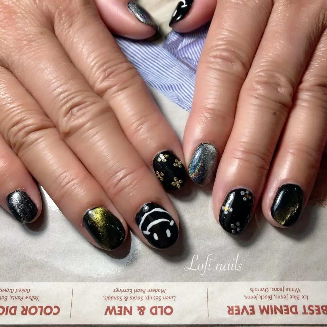 ネイル マグネットネイル Lofi nails ゆきこのネイルデザイン
