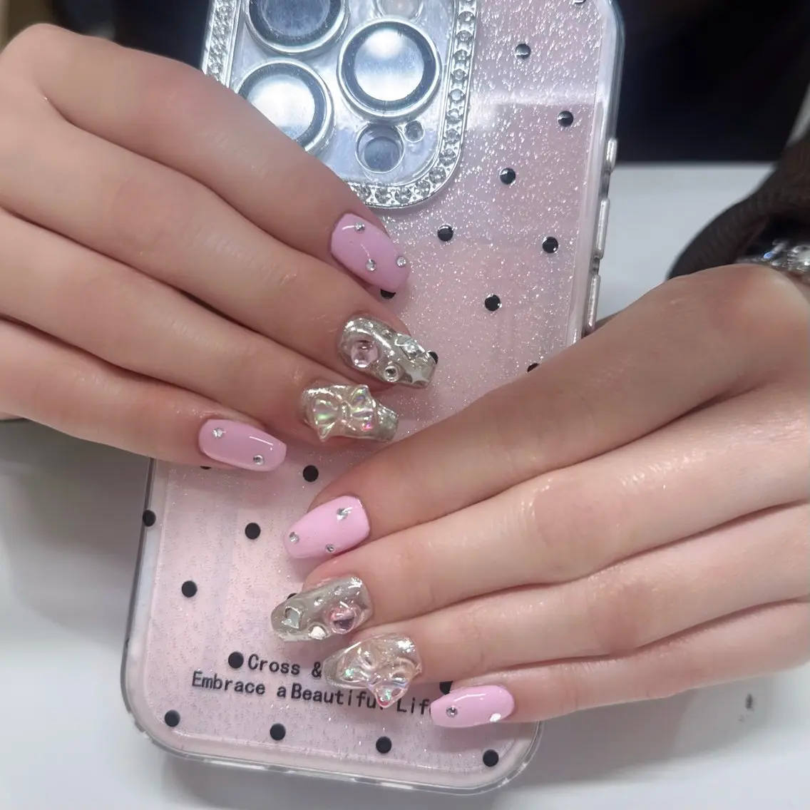 【オフあり】ハンド💅🏻お持ち込みやり放題コース✨所沢/パラジェル変更🉑🩵当日メニュー変更不可❌の写真