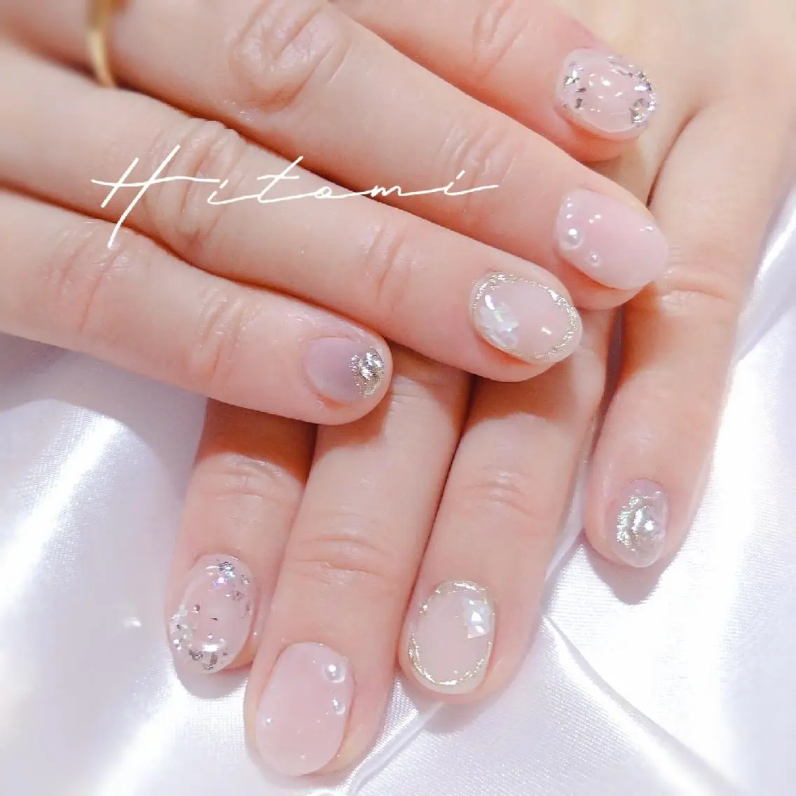 ネイル オフィスネイル ハンドネイル Nail salon LEVALOレヴァロのネイルデザイン
