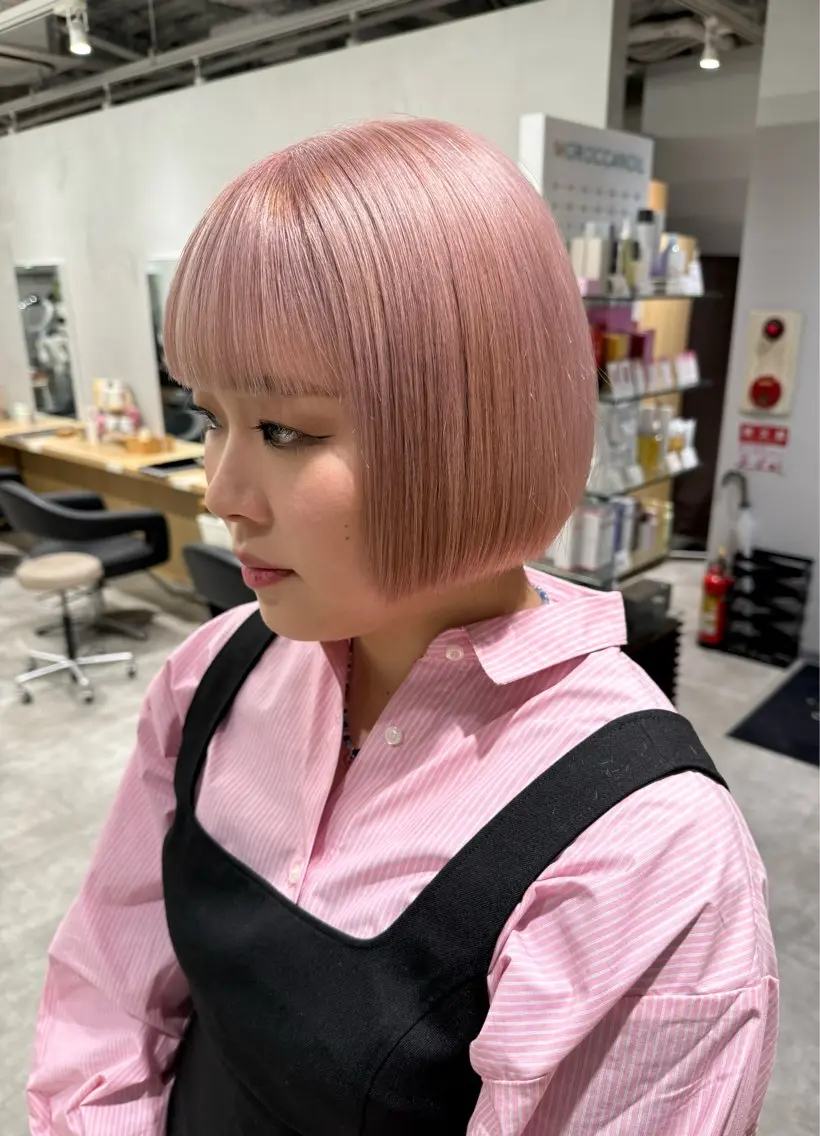 ショート カラー ヘアカラー トリートメント Zina【梅田】 /田中 沙弥のヘアスタイル