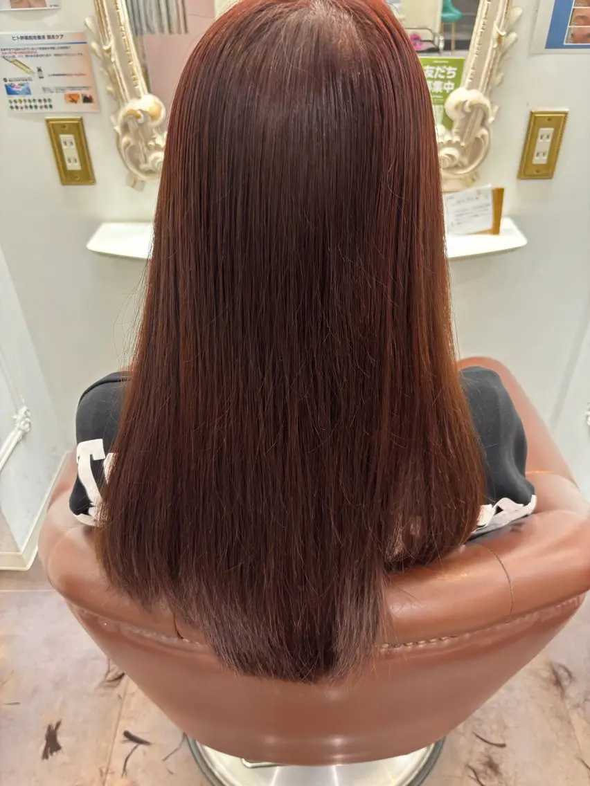 ロング カラー ヘアカラー 志村 梨帆のヘアスタイル