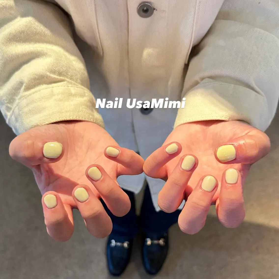 ネイル ジェルネイル 持ち込み ワンカラーネイル パラジェル シンプルネイル 本町ネイルNail UsaMimiのネイルデザイン