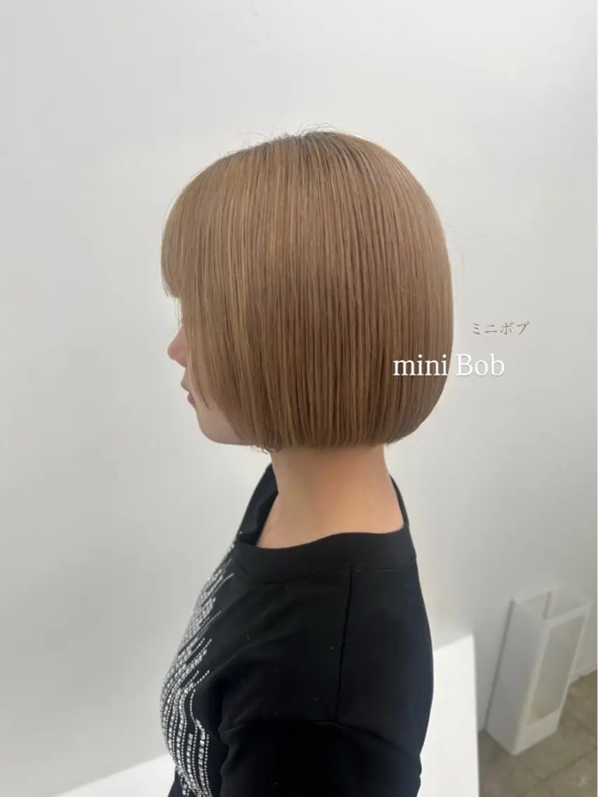 ショート aisa ／札幌／艶カラー🎀のヘアスタイル