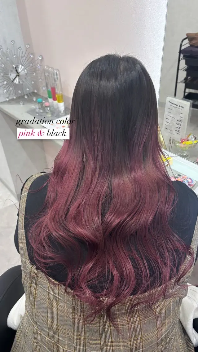 ロング ヘアカラー トリートメント 🎀柔らか暖色カラ ー💕sayakaのヘアスタイル
