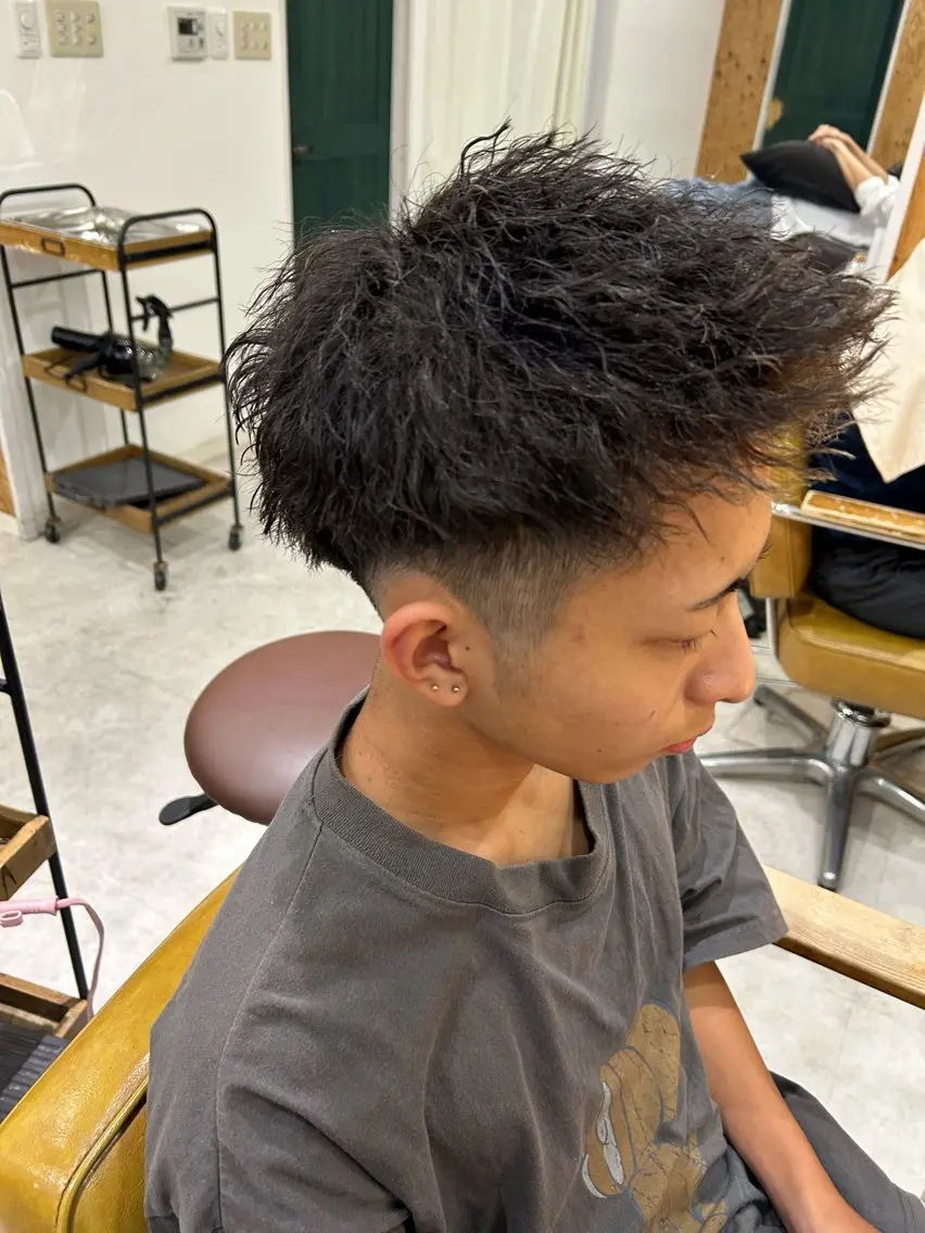 パーマ ヘアアレンジ メンズ カット パーマ 《外国人風ヘア特化》 早川 愛斗のヘアスタイル