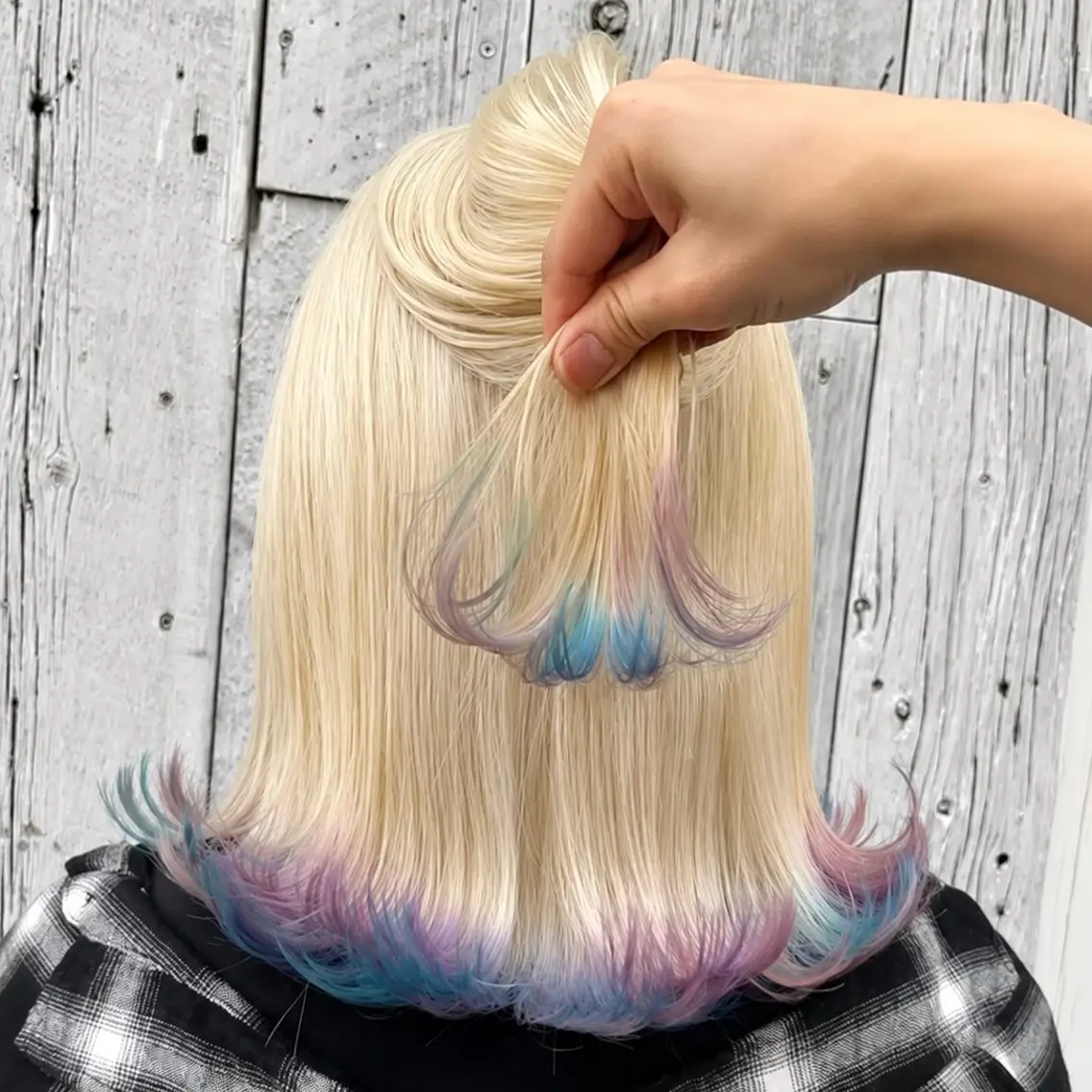 セミロング カット ヘアカラー トリートメント ヘッドスパ 女性支持率No.1ハ イトーン特化神田真志のヘアスタイル