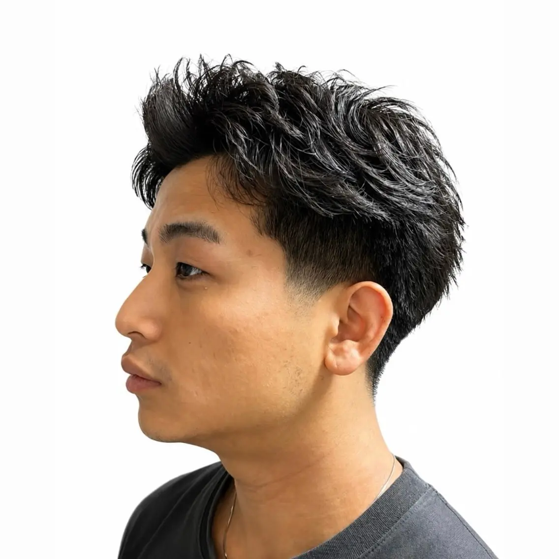 ショート パーマ メンズ カット パーマ インフィニィトネオ 三浦のヘアスタイル