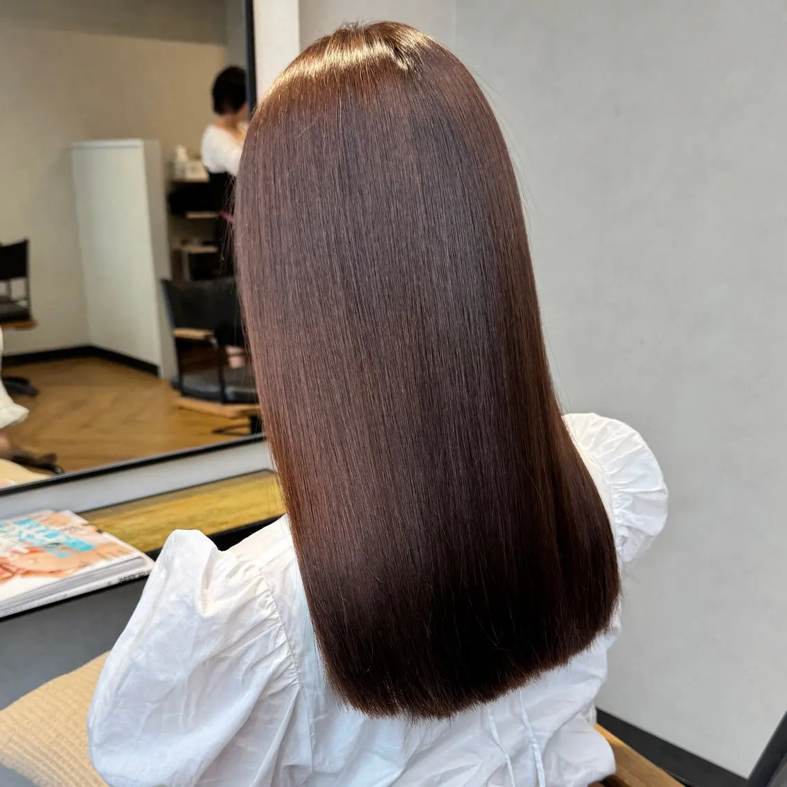ロング 檜谷 晴　顔周りカットのヘアスタイル