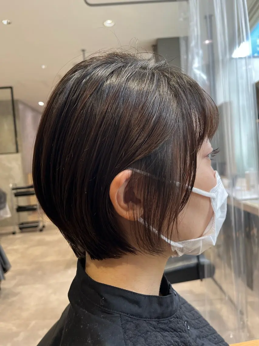 ショート 水原 恵莉香のヘアスタイル