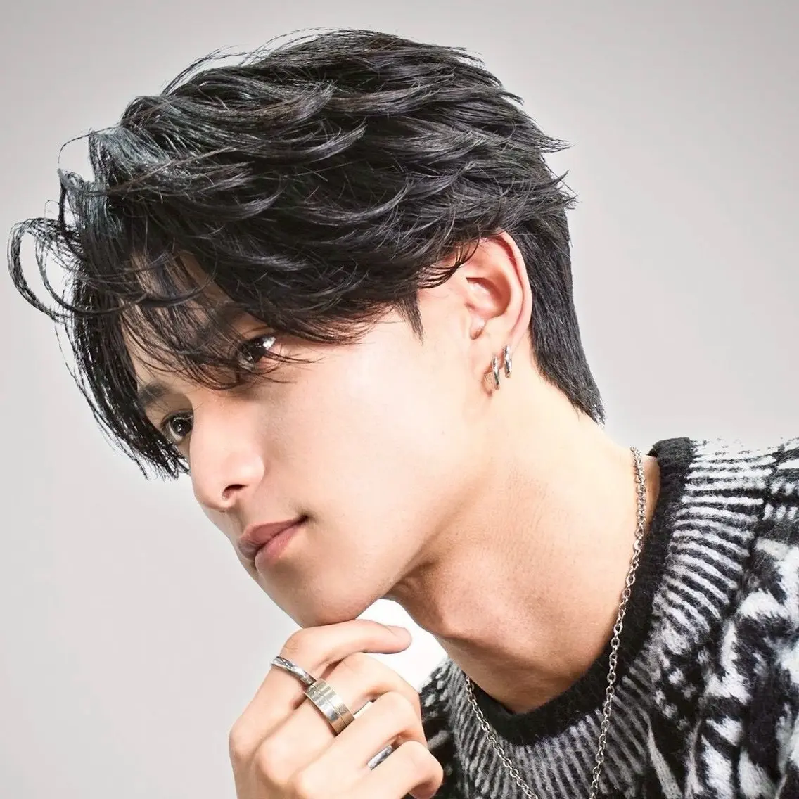 ショート パーマ メンズ パーマ 山本 結仁のヘアスタイル