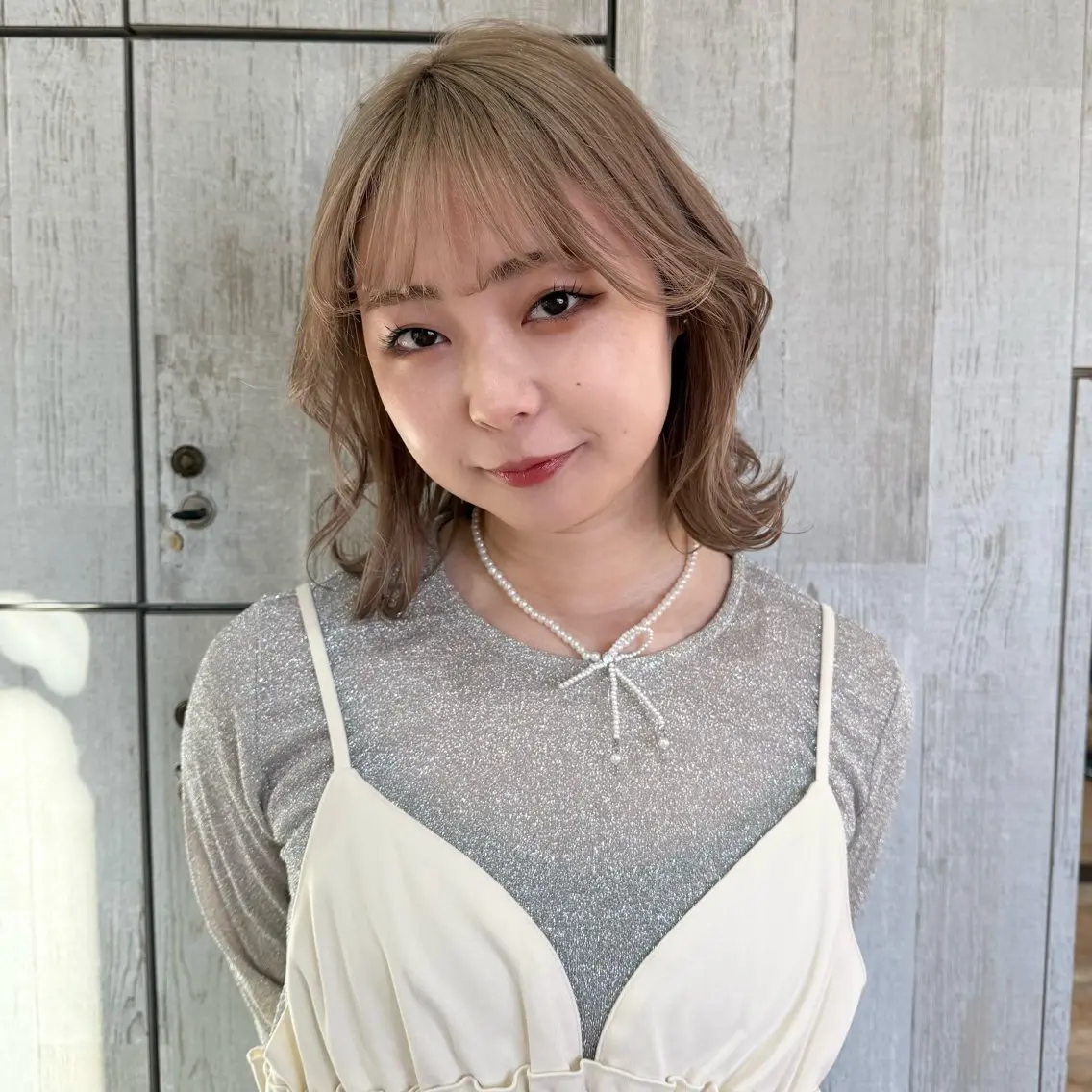 ミディアム カラー 柔らかいbeige ¦韓国¦🩰マユ🩰のヘアスタイル