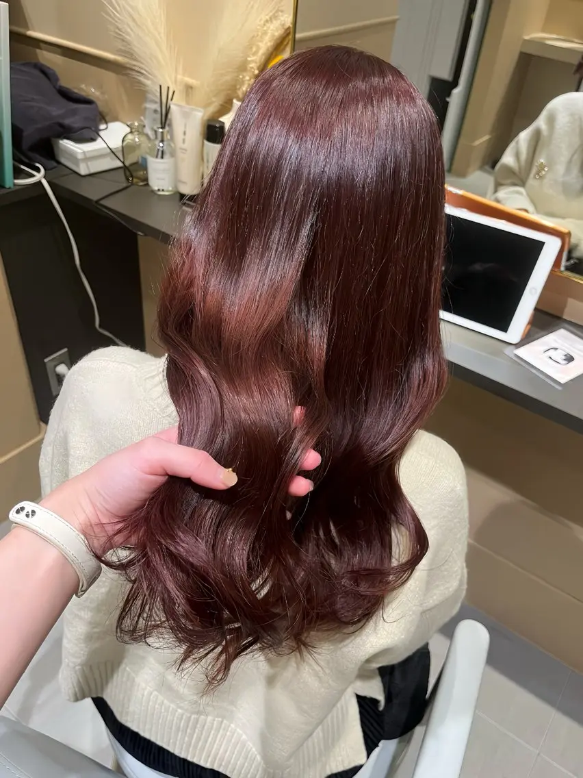 【ミディアム・ロング限定】カット+透明感カラー+シルミア4stepトリートメント🫧の写真