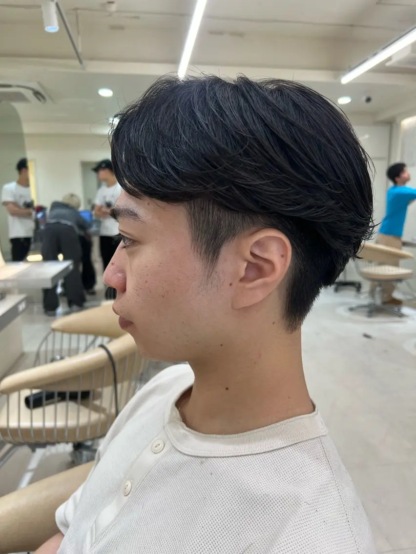 メンズ パーマ 重松 丈博のヘアスタイル
